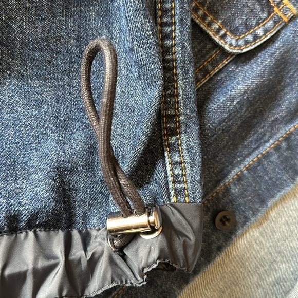 Sacai Denim Shirt with Drawstring Detail - Picture 7 of 7